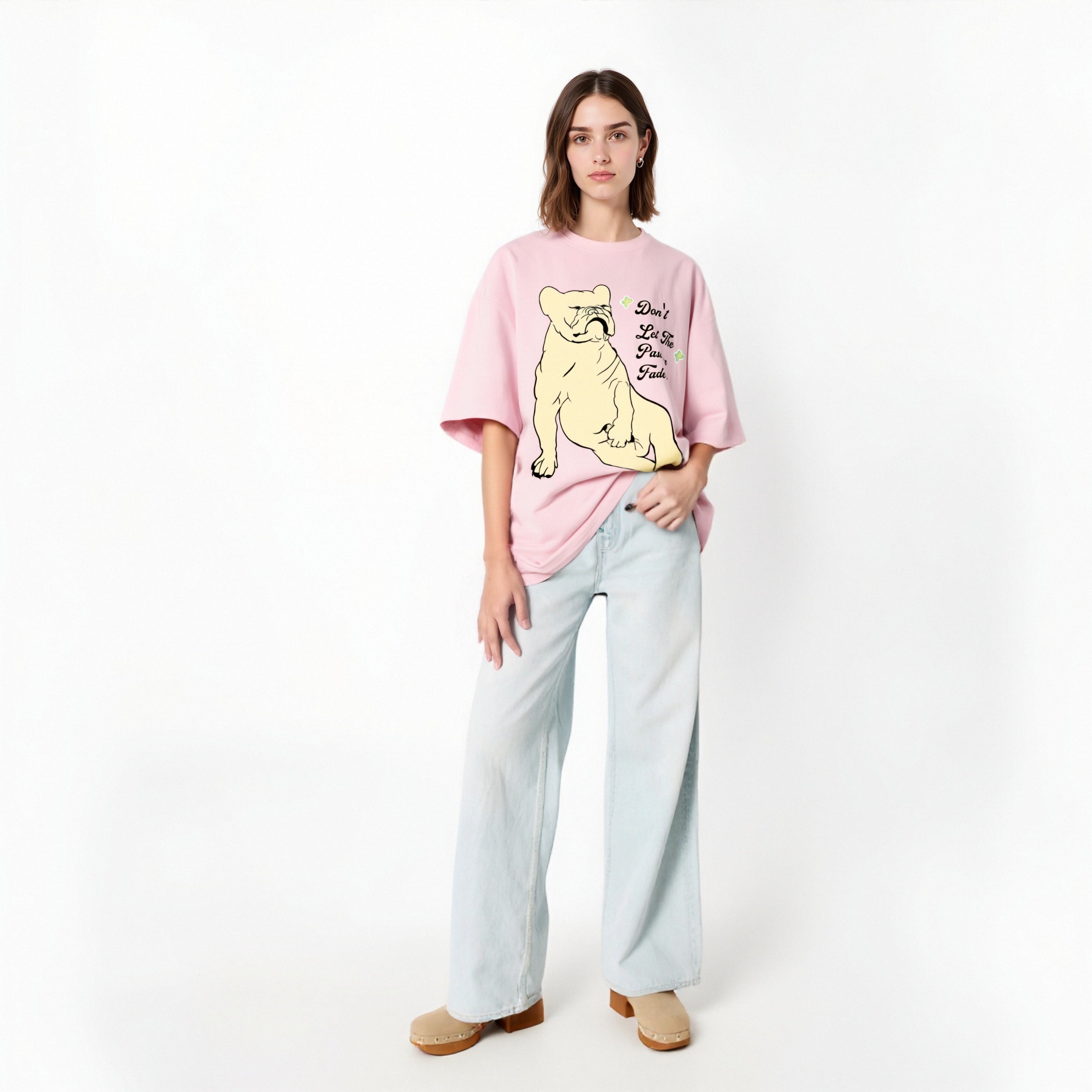 Don't let the passion fade organic cotton T-shirt Frenchie