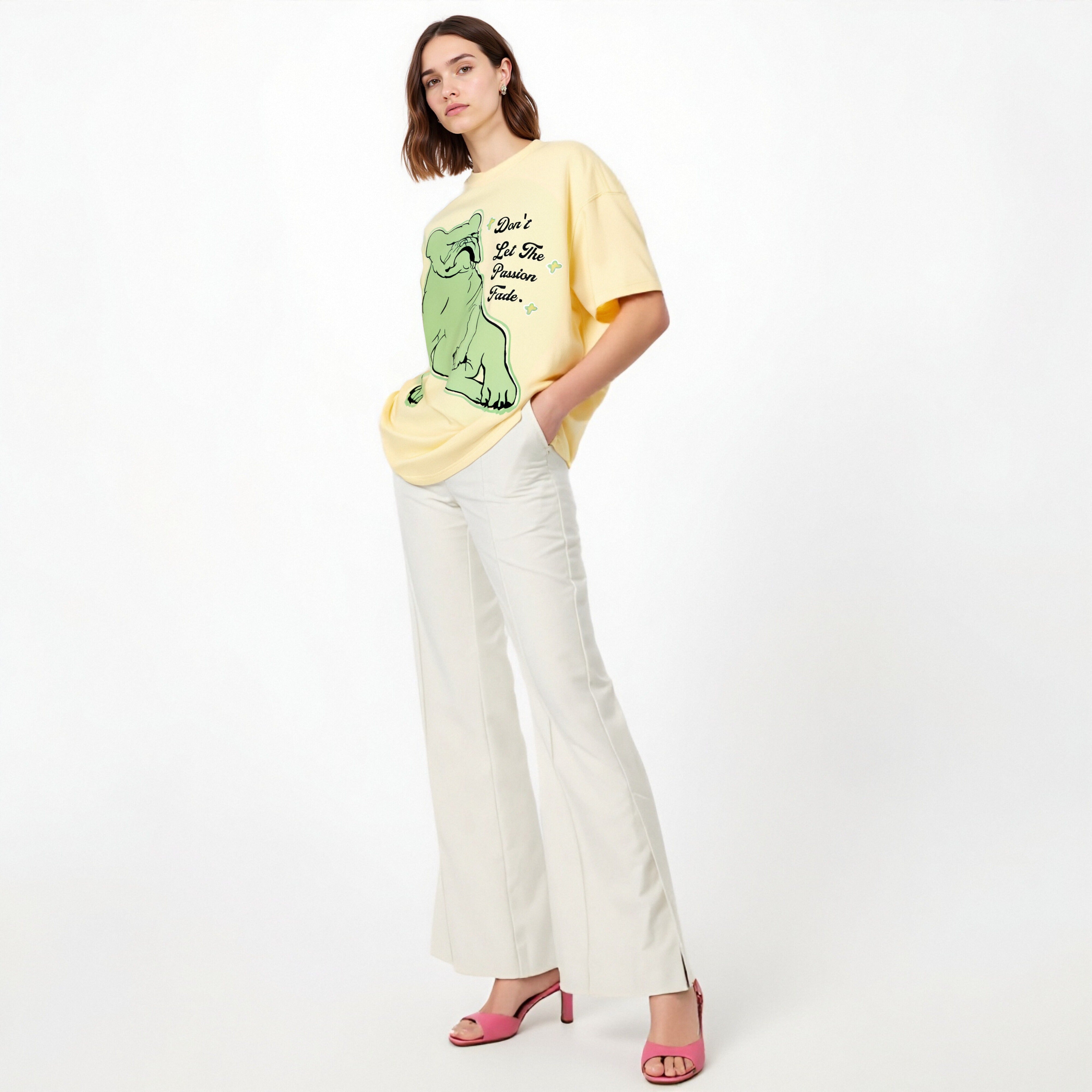 Don't let the passion fade organic cotton T-shirt Frenchie